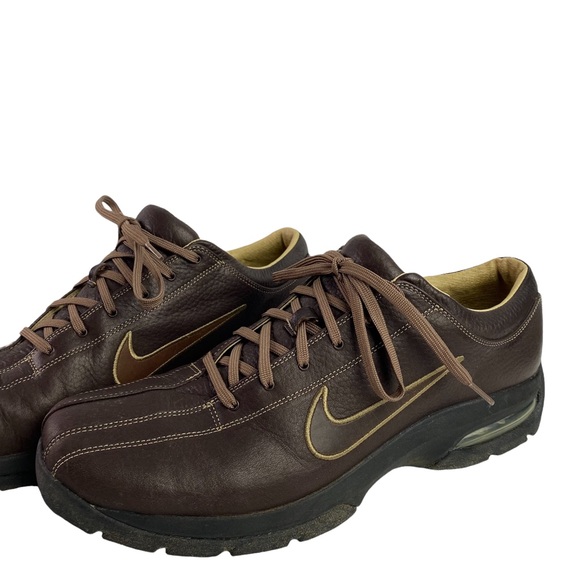 Nike | Shoes | Nike Brown Leather Golf 